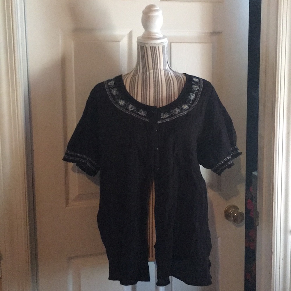 Cause shoe sleeve blouse